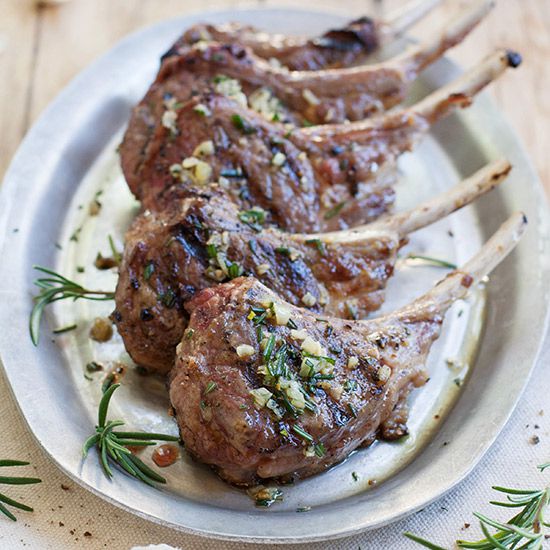 Lamb Chops with Garlic and Olive Oil