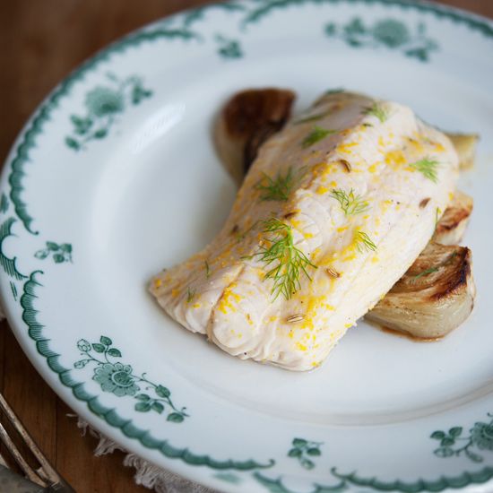 Orange and Fennel Roasted Cod