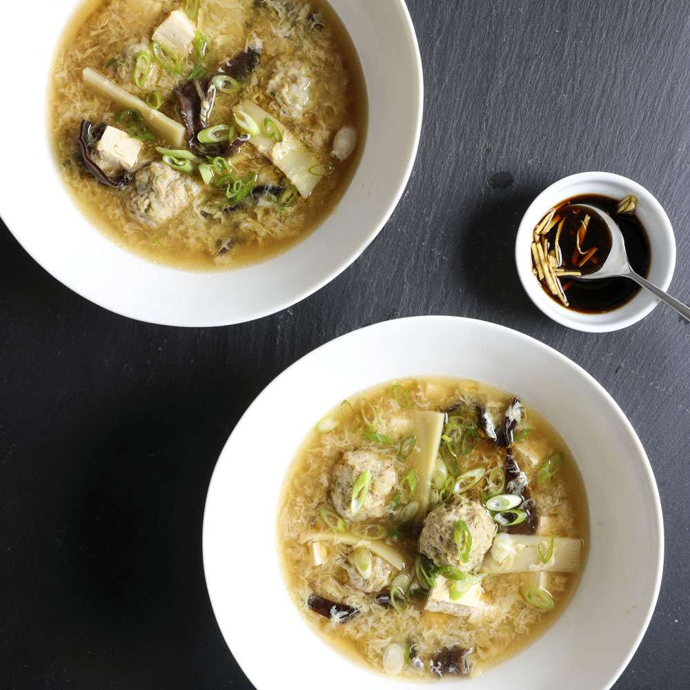 Hot-and-Sour Meatball Soup