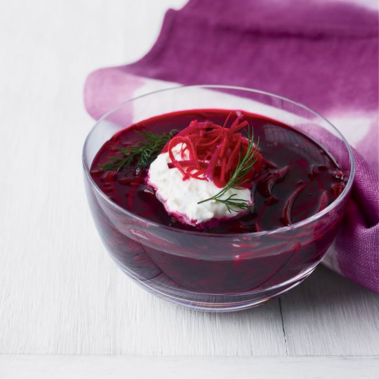Almost-Instant Chilled Borscht