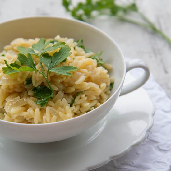 Orzo Pilaf with Parsley