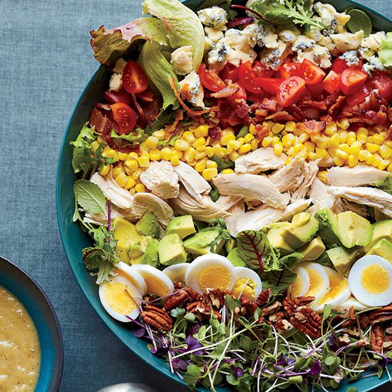 Southern Cobb Salad with Roasted Sweet Onion Dressing