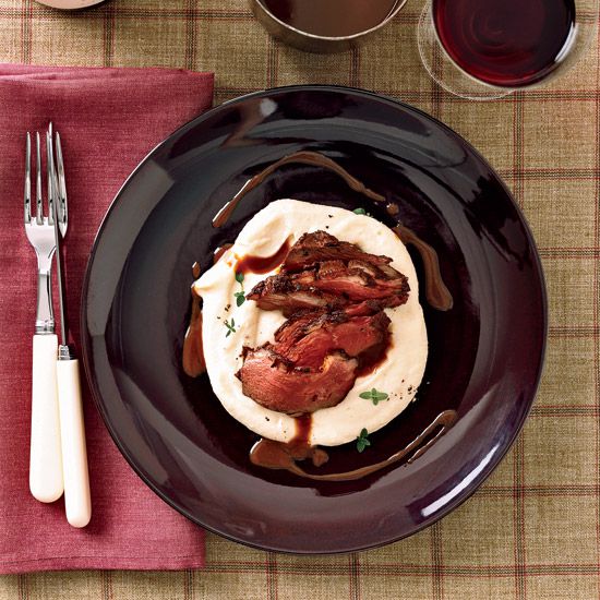 Fennel-Scented Duck Breasts with Pinot Noir Sauce