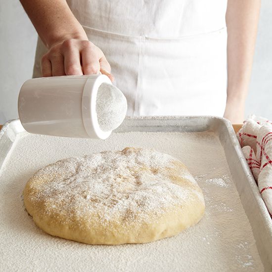 How to Make Doughnuts: Dust with flour