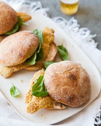 Fried-Catfish Sandwiches with Spicy Mayonnaise