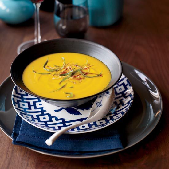 Thai Red-Curry Squash Soup. Photo &copy; Con Poulos