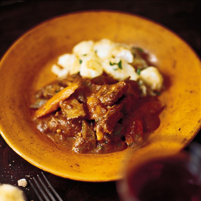 Madeira-Braised Short Ribs with Parslied Potatoes 