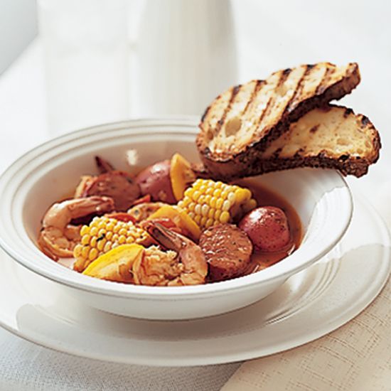 Frogmore Stew with Shrimp and Andouille 