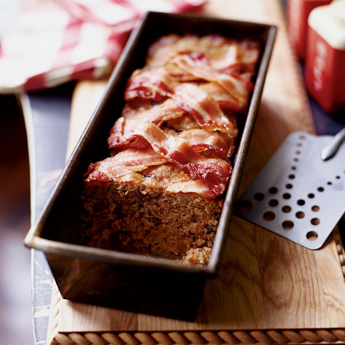 Veal-and-Mushroom Meat Loaf with Bacon