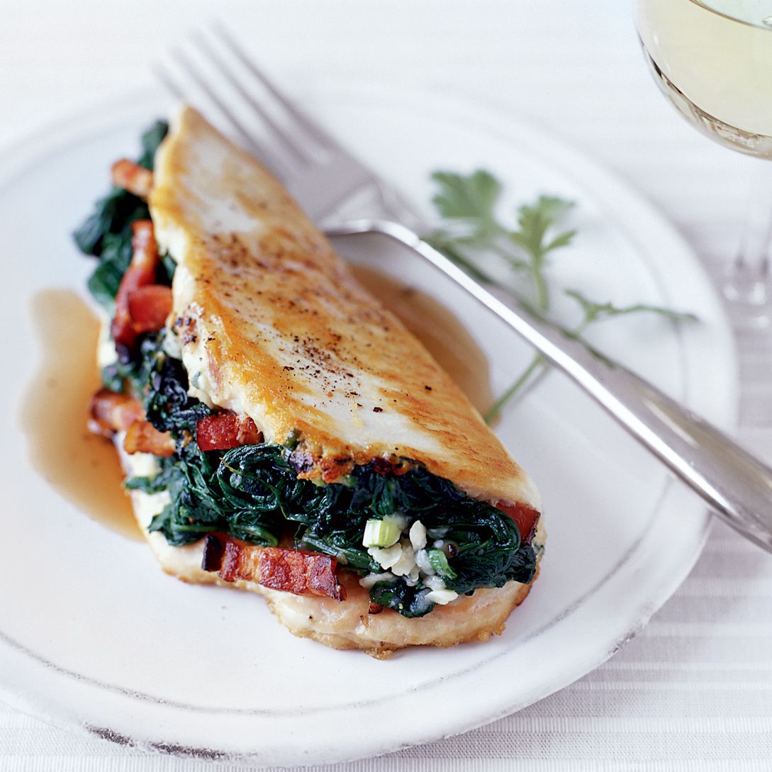 Chicken Stuffed with Spinach 