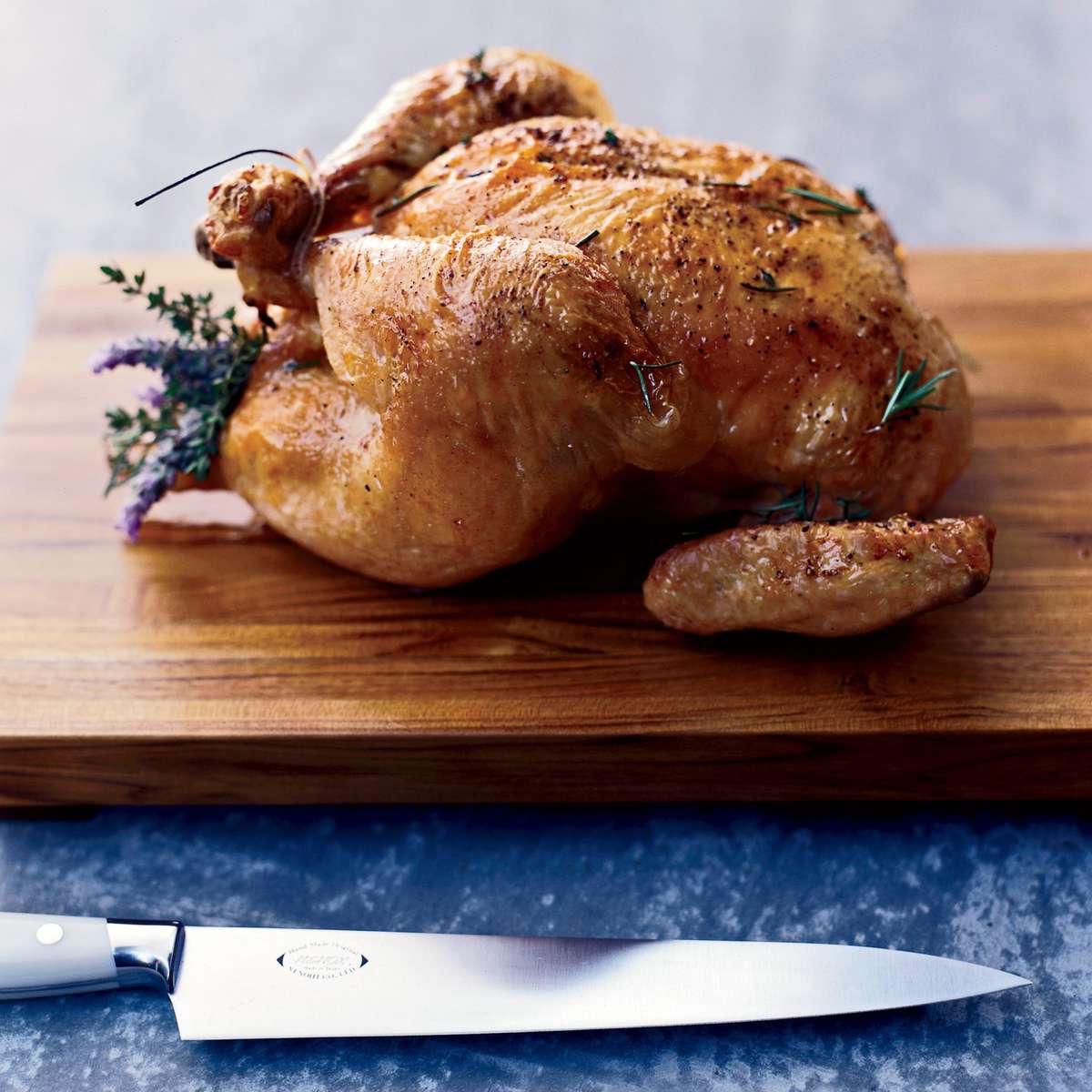 Roasted Chicken with Herb Jus 