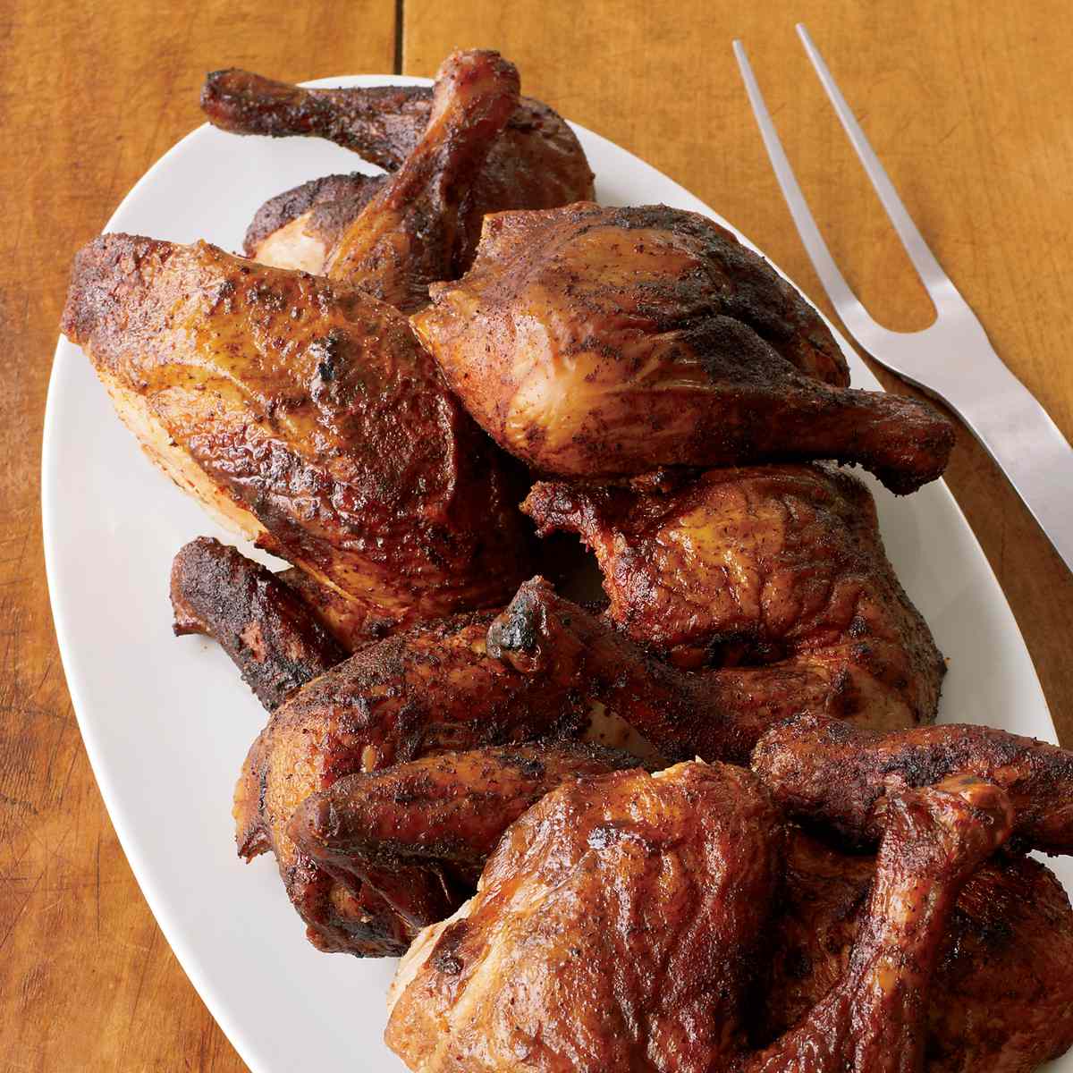Smoky Barbecued Chicken
