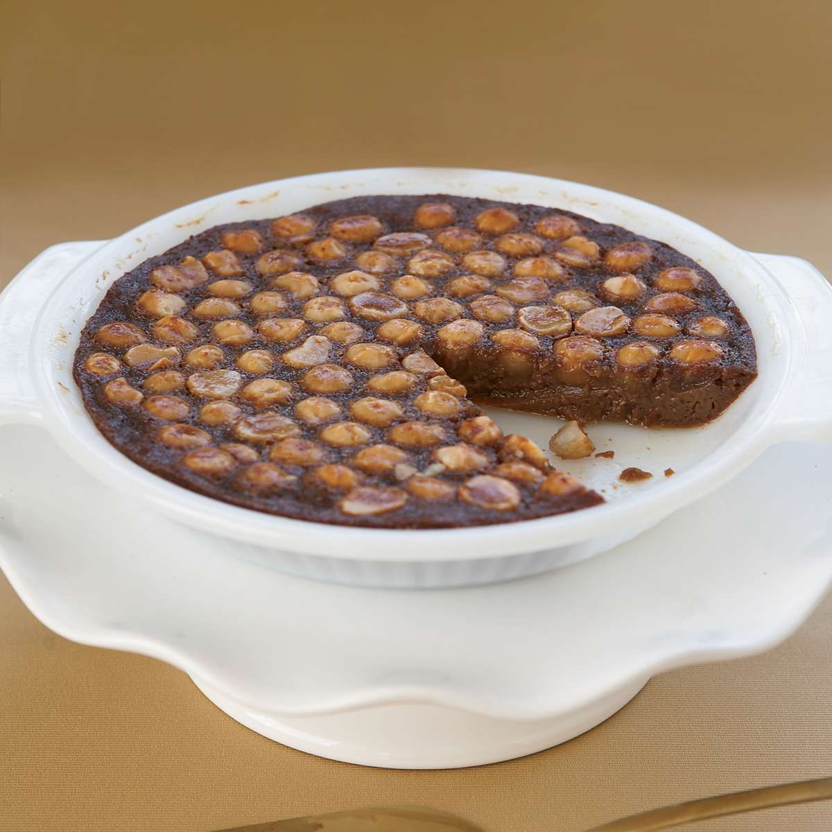 Chocolate-Macadamia Tart 