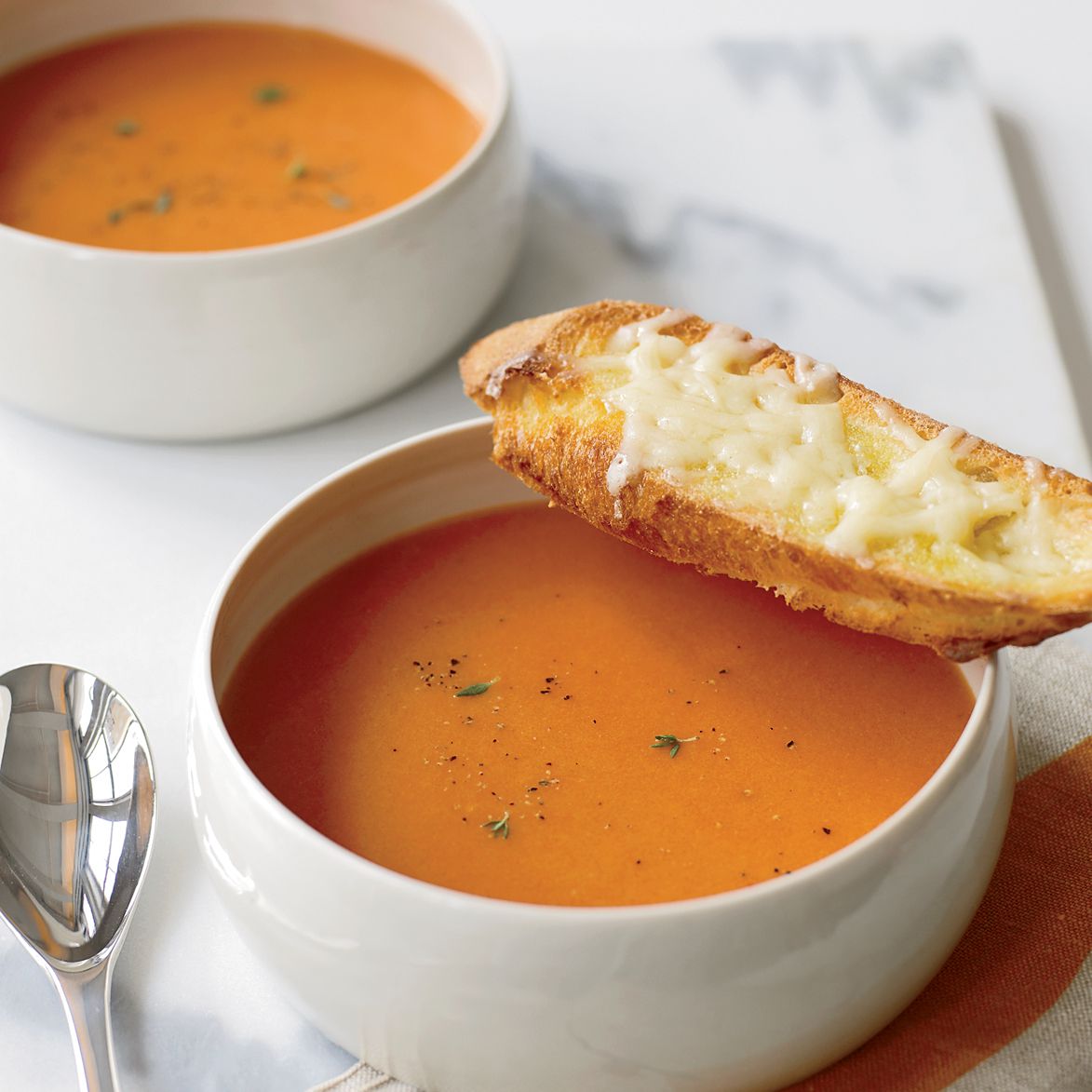 Smoky Tomato Soup with Gruy&egrave;re Toasts