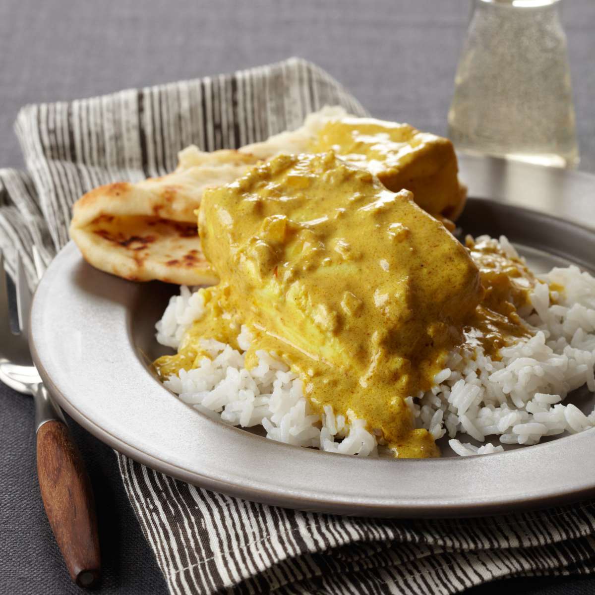 Creamy Indian-Spiced Halibut Curry