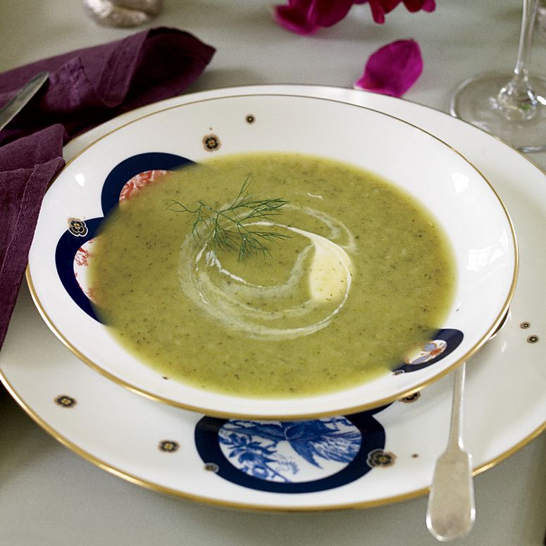 Zucchini-and-Fennel Soup 