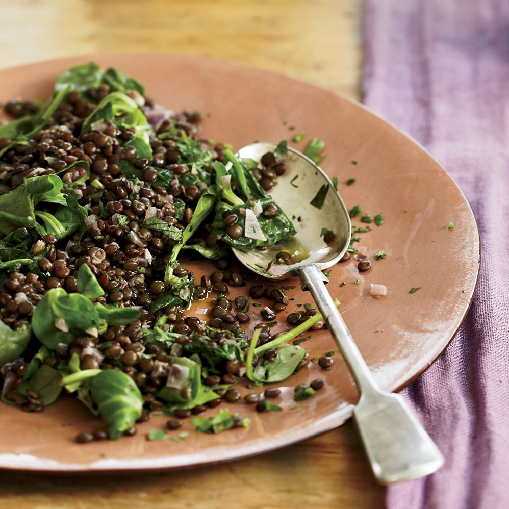 Lentils with Red Wine and Herbs