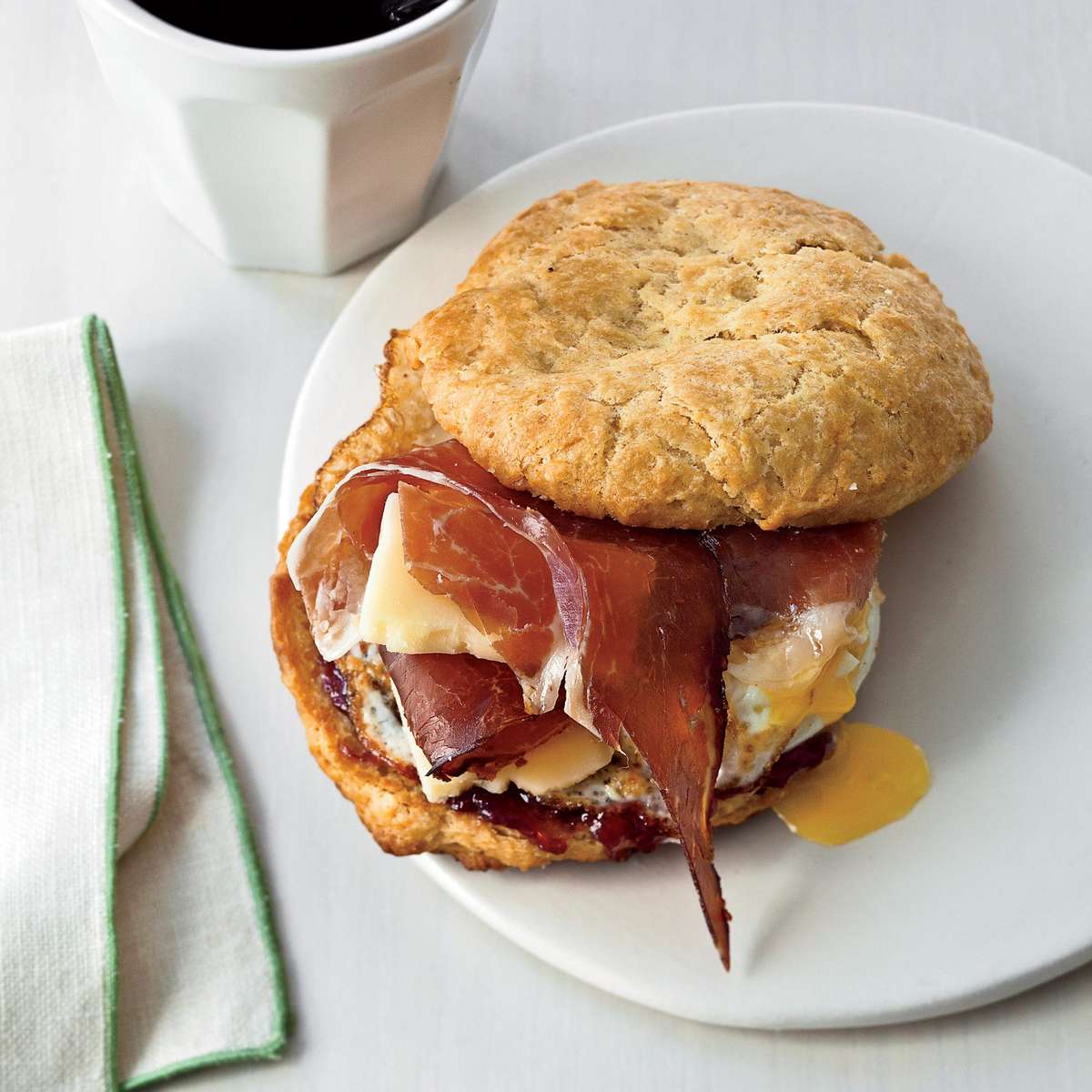Breakfast Biscuit Sandwiches. Photo &copy; Quentin Bacon