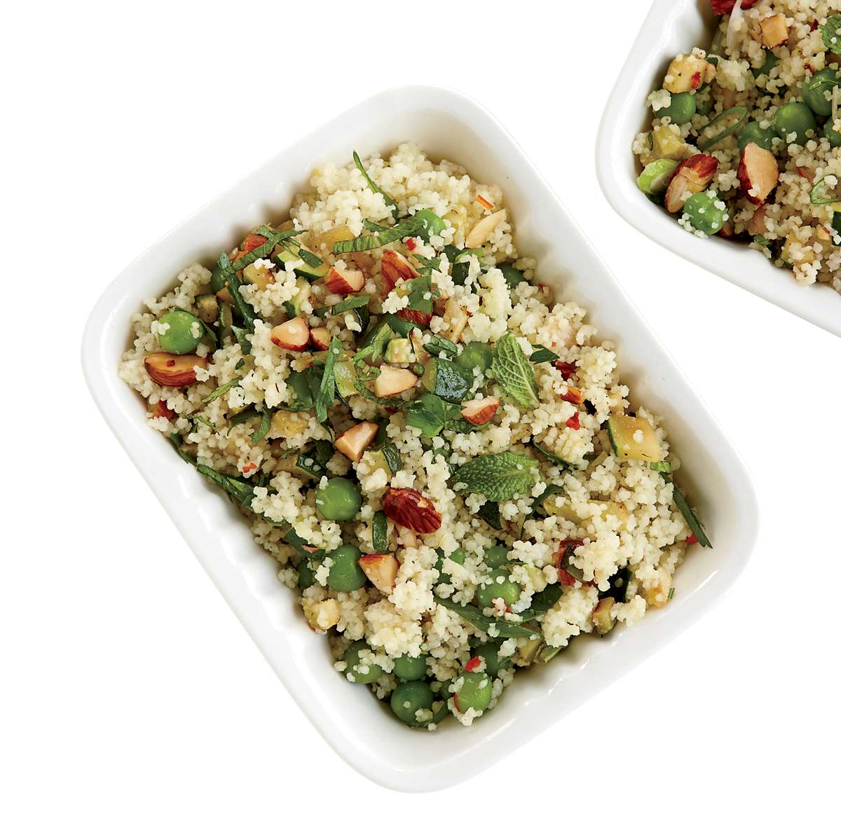 Couscous Salad with Zucchini and Roasted Almonds 