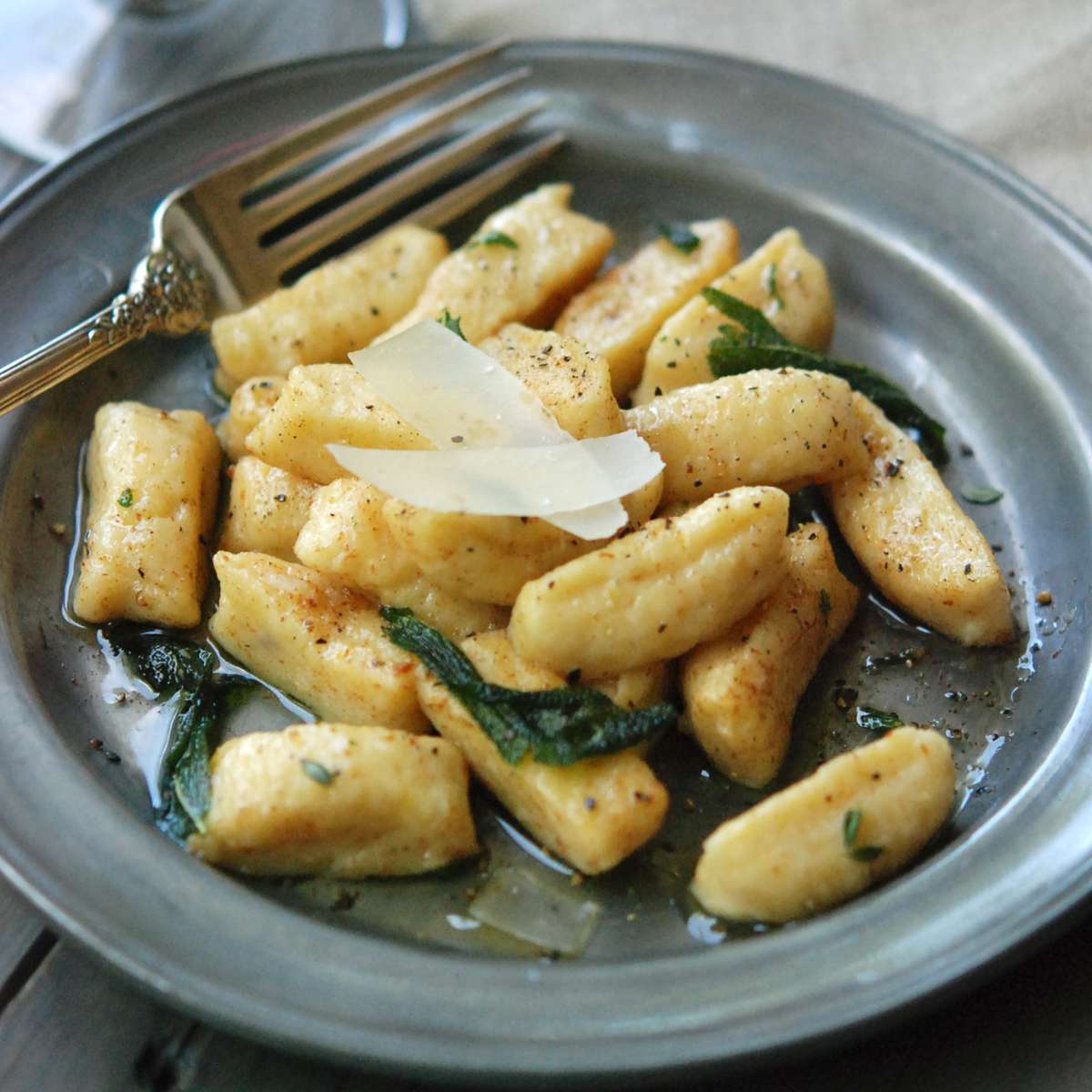 Winter Squash Gnocchi with Brown Butter and Sage 