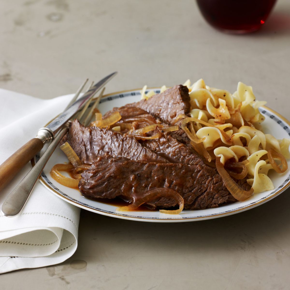 Slow Cooker Sweet-and-Sour Brisket 