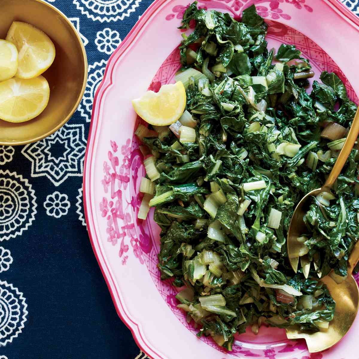 Swiss Chard with Ginger and Cumin 