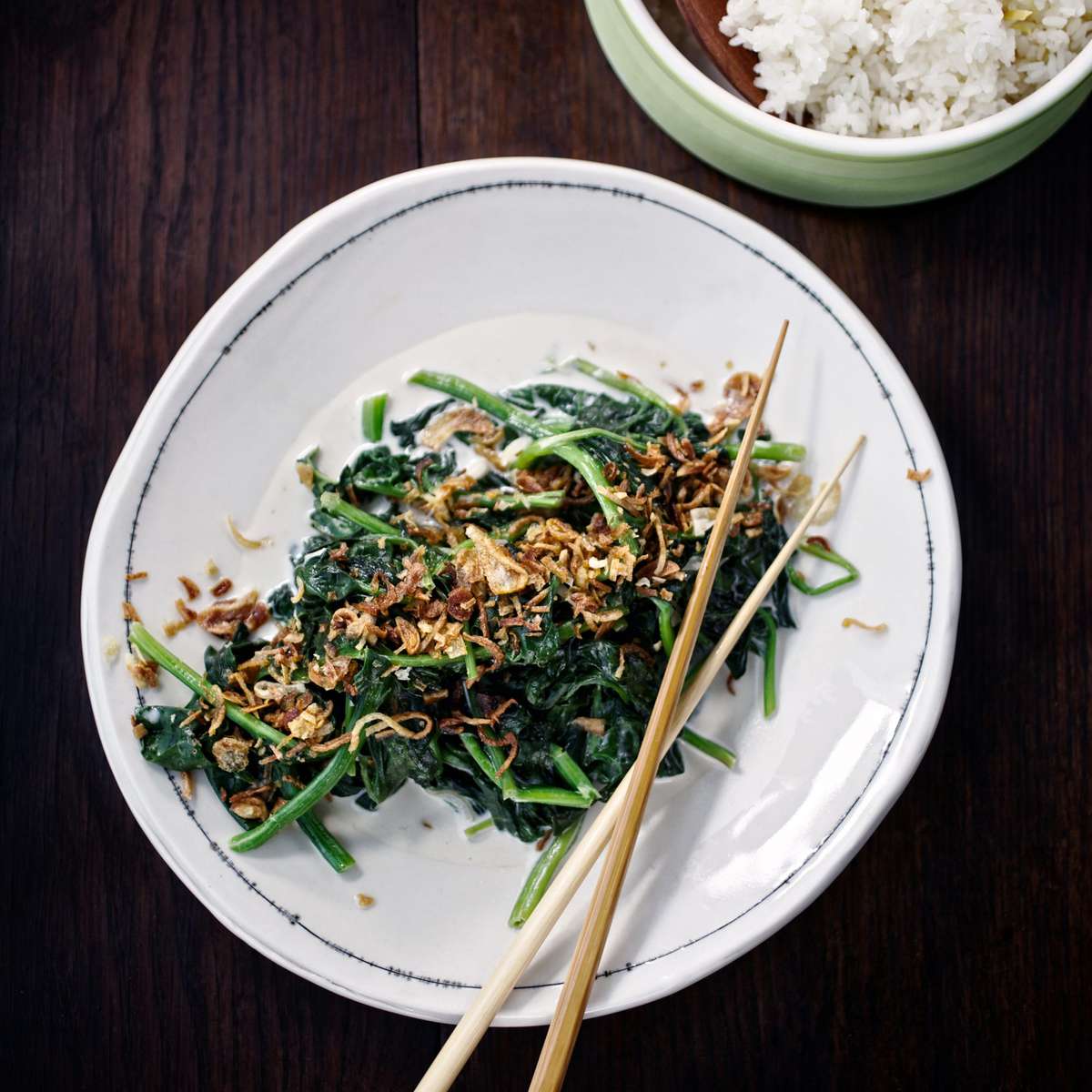 Asian Stir-Fried Spinach