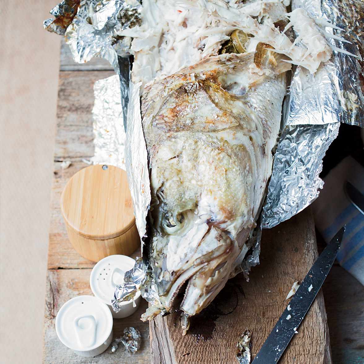 Grilled Whole Fish with Chile and Lime 