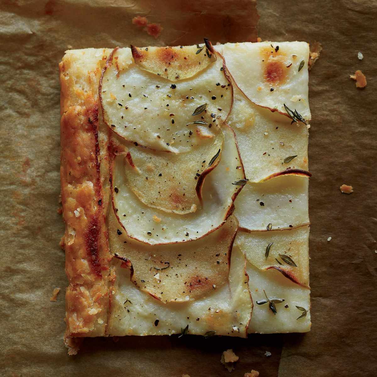 Red Potato and Apple Galette 