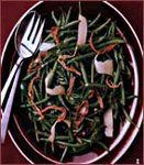 Green Bean Salad with Seared Ham 