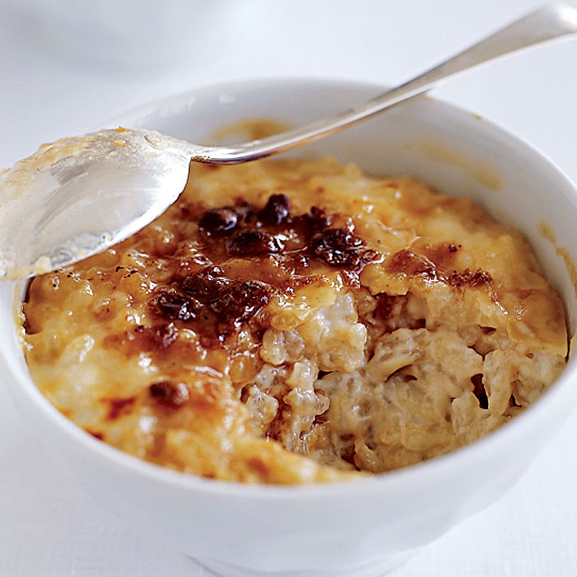 Br&ucirc;l&eacute;ed Rice Pudding 