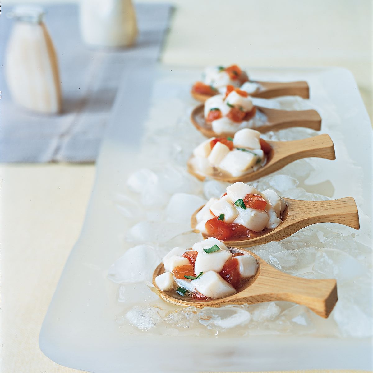 Citrus-Marinated Scallops and Roasted Red Pepper 