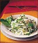 Purslane Salad with Baby Greens and Cabbage