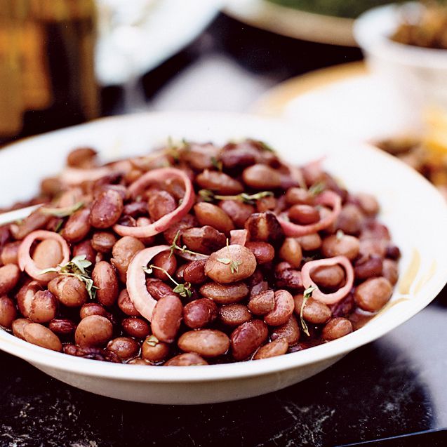 Cranberry Bean and Mixed-Herb Salad 