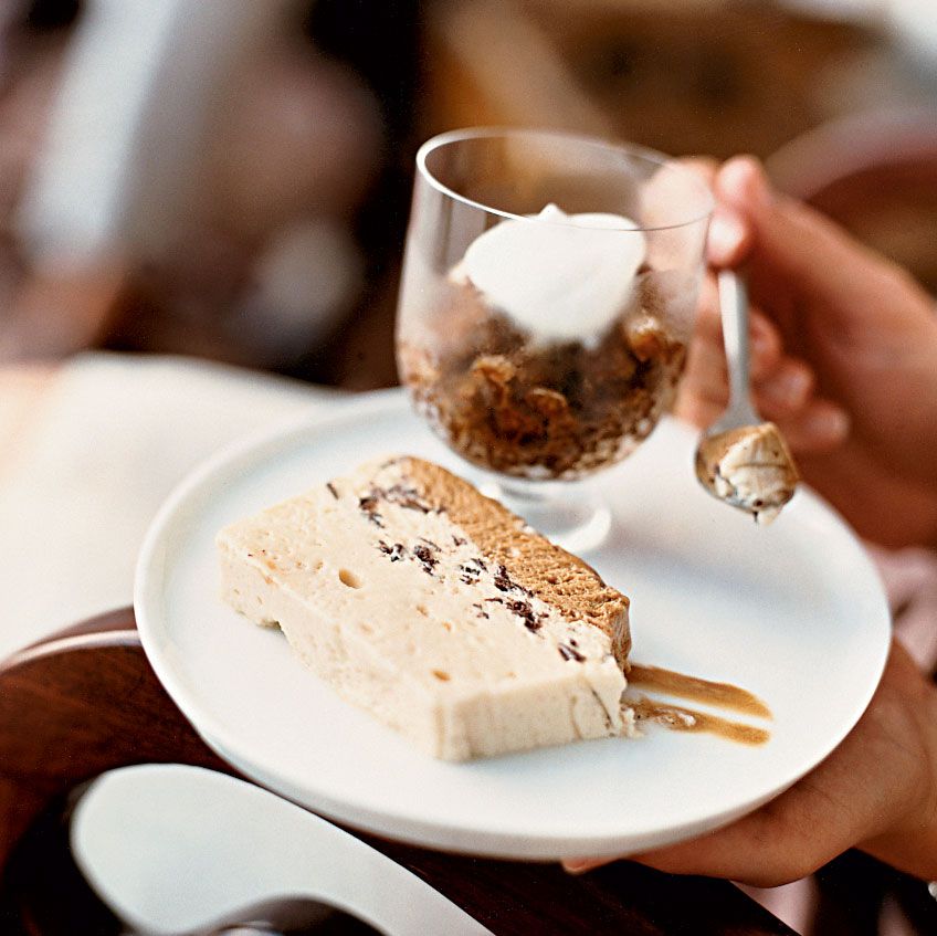 Espresso Granita with Whipped Cream 