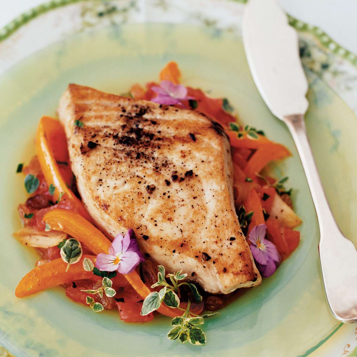 Sweet-and-Sour Swordfish 