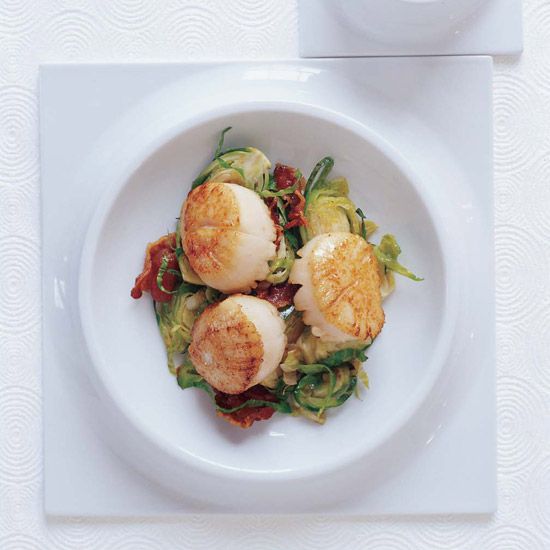 Scallops with Brussels Sprouts