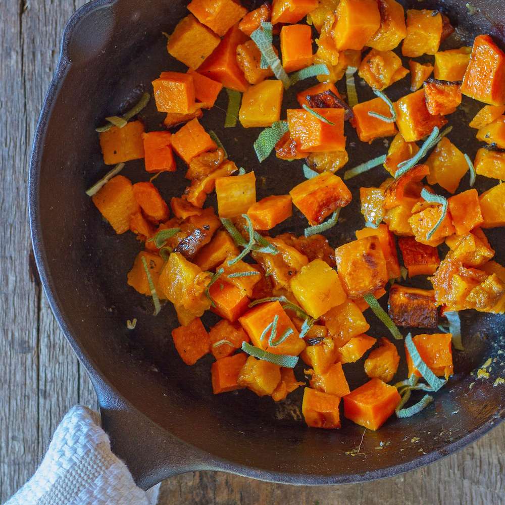 Butternut Squash with Brown Butter and Sage