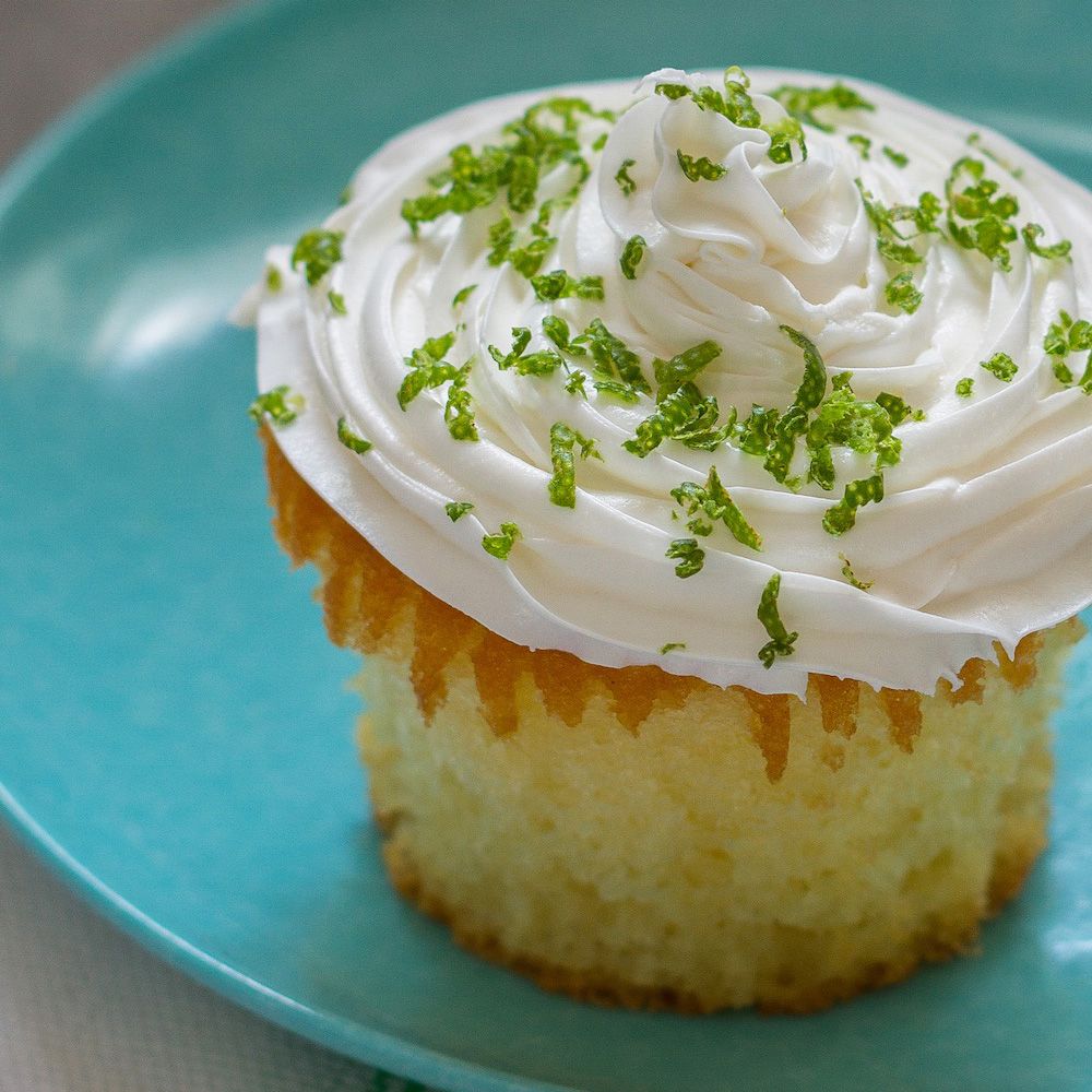 Lime-Coconut Cupcakes