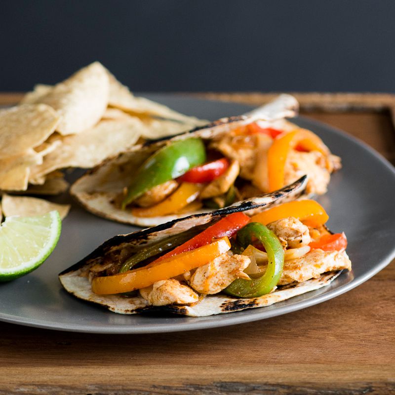 Chicken Fajitas with Bell Peppers 