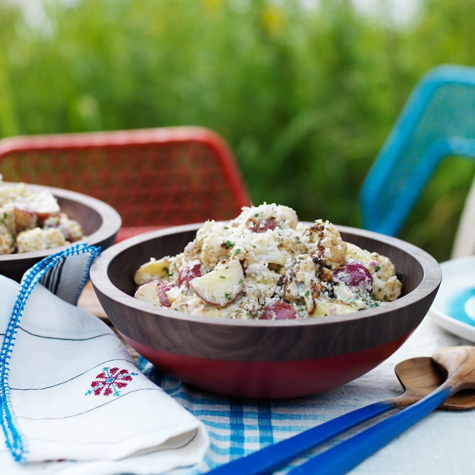 Potato-and-Roasted-Cauliflower Salad