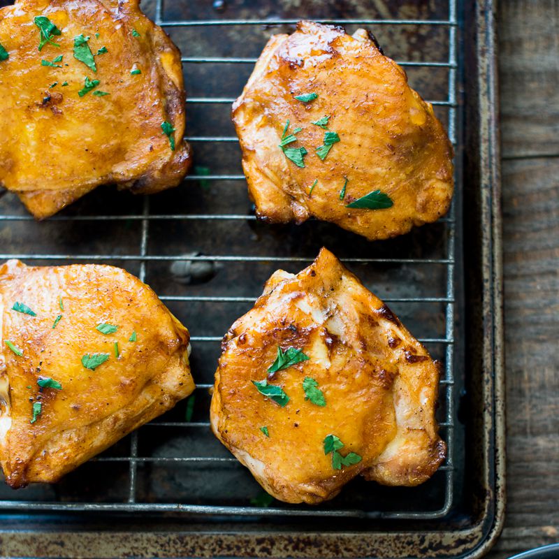 BBQ Baked Chicken Thighs