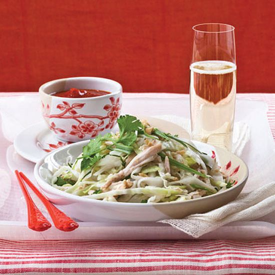 Rice-Noodle Salad with Chicken and Herbs