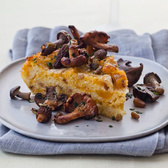 Baked Butternut Squash and Cheese Polenta