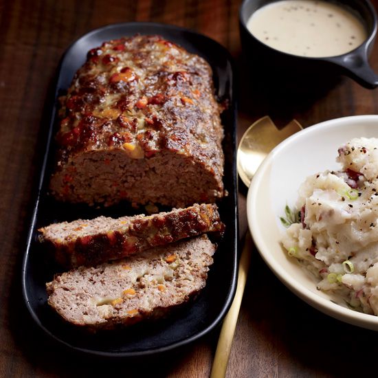 Meat Loaf with Creamy Onion Gravy