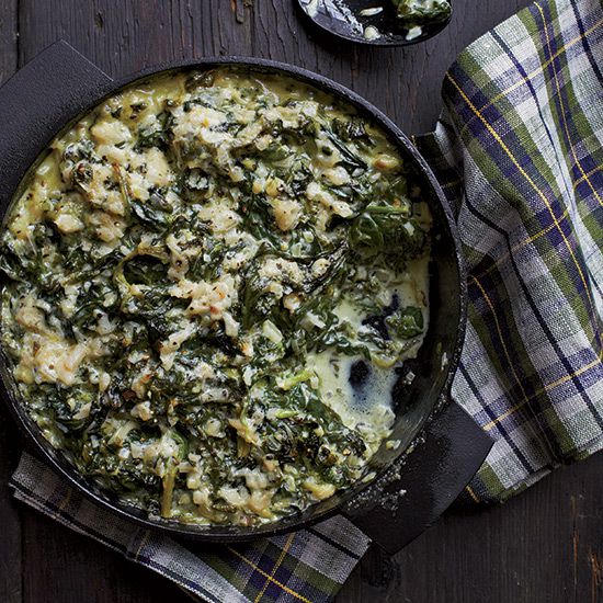 Creamed Spinach with Montreal Salted Herbs