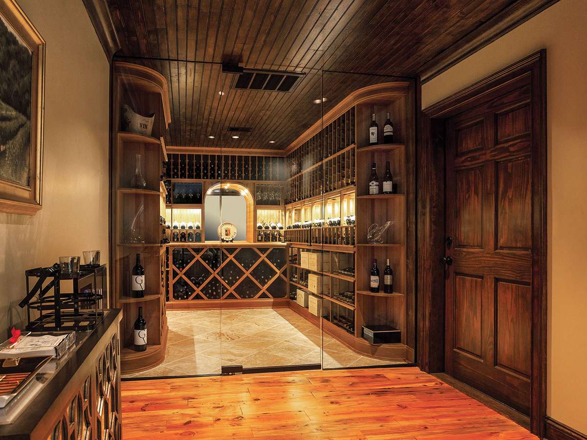 custom wine cellar from home