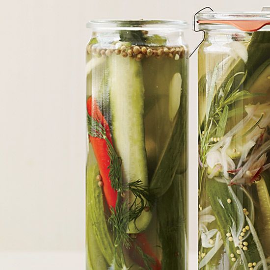 Spicy Dill Quick Pickles