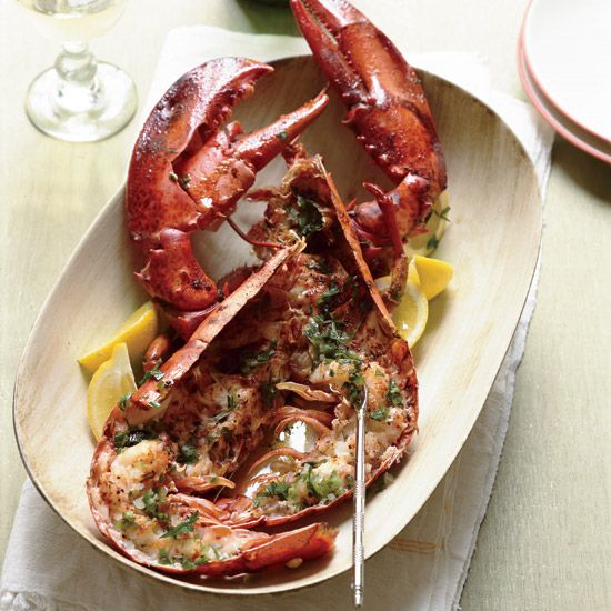 Roasted Lobsters with Verjus and Tarragon