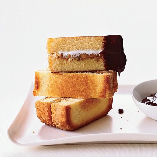 Peanut Butter Pound Cake S'mores